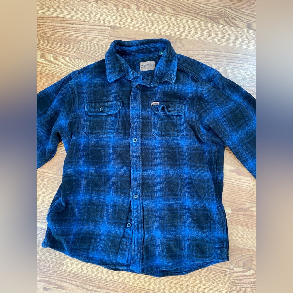 Orvis Classic Collection. Navy and Black top layer with leather accents.